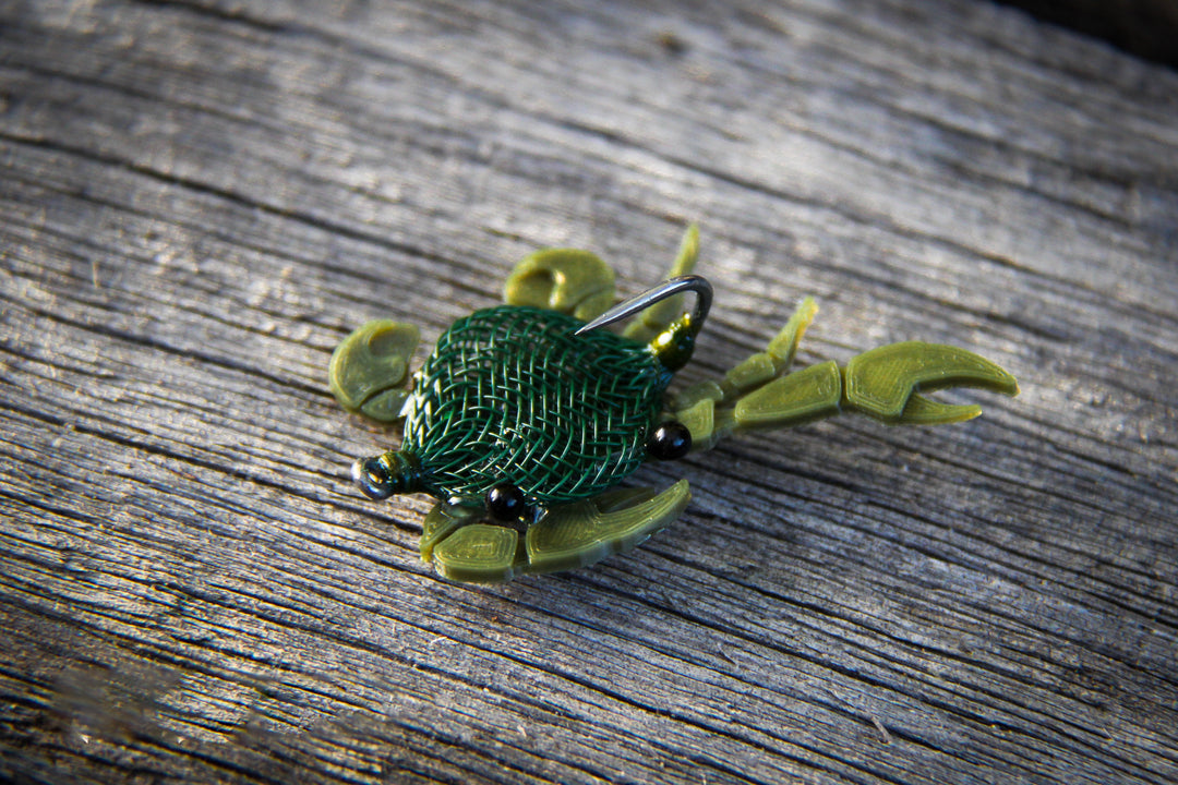 Flats Craft The Mutineer Crab - Olive - Sportinglife Turangi